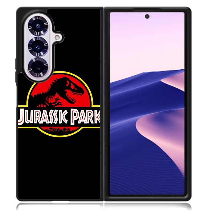 Jurassic Park Movie Plate Vintage 4 Samsung Galaxy Z Fold 7 Case DC0956