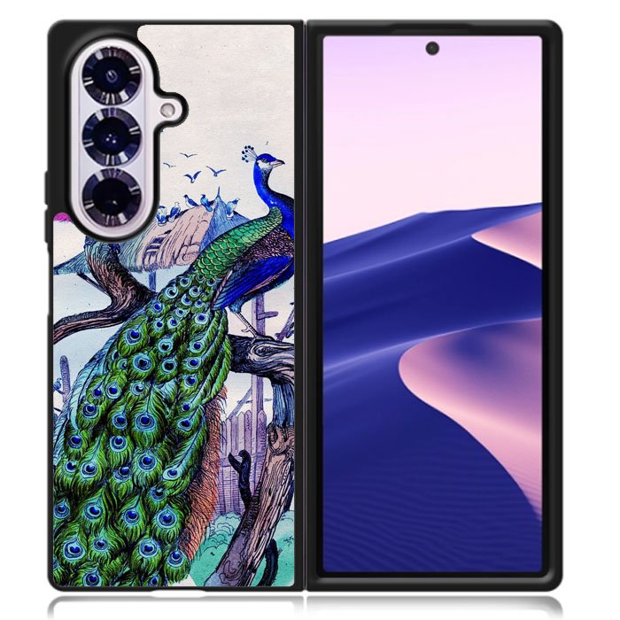 Vintage Classic Peacock Samsung Galaxy Z Fold 7 Case DC1954