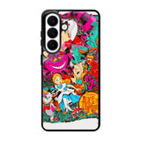 Alice In Wonderland Illustration Design Case Samsung Galaxy S26 phone case with DC0054 design
