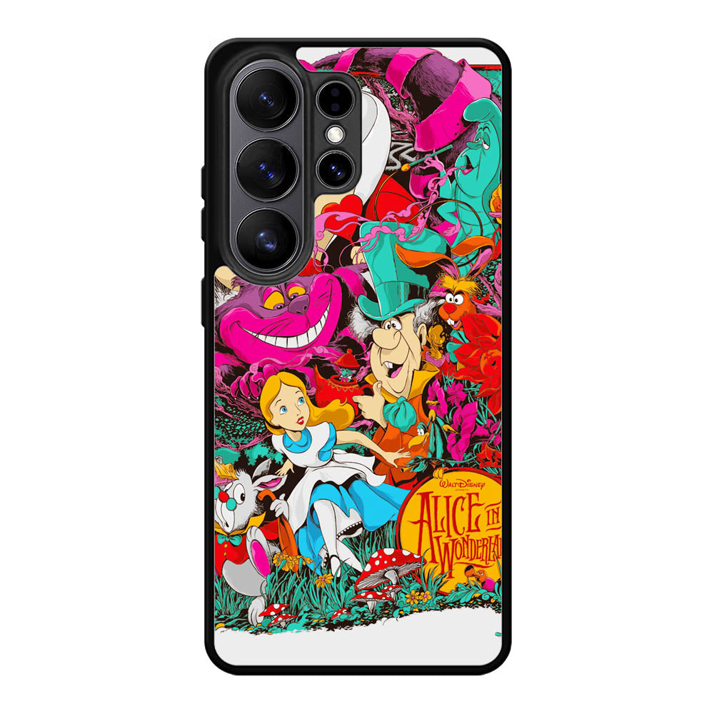 Alice In Wonderland Illustration Design Case Samsung Galaxy S26 Ultra Case DC0054