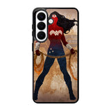 Wonder Woman Silhouette Samsung Galaxy S26 phone case with DC1979 design