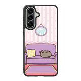 Pusheen Cat Wallpaper Samsung Galaxy A37 Case DC1527