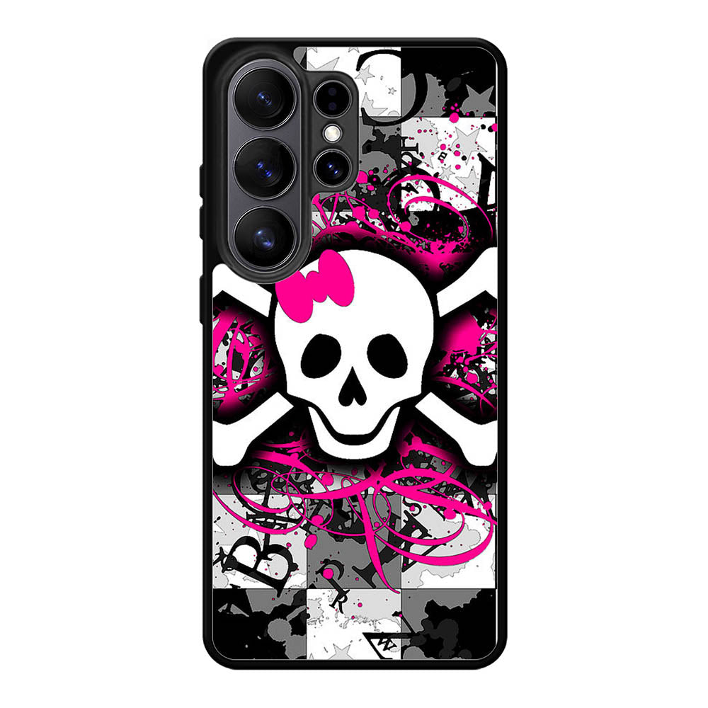 Girly Skull Samsung Galaxy S26 Ultra Case