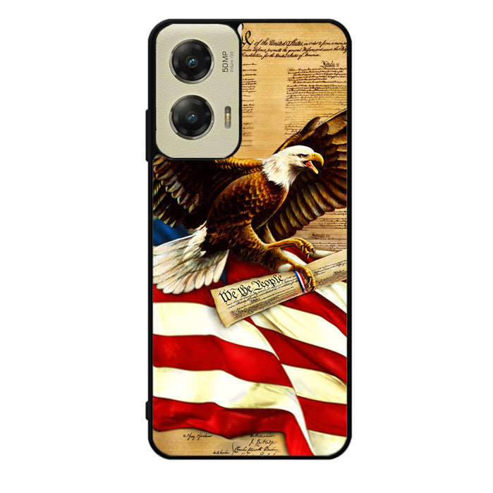 American Flag Eagle 1st Motorola Moto G Stylus 5G 2024 Case