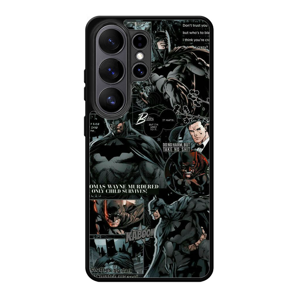 Comic Batman Samsung Galaxy S26 Ultra phone case with DC0376 design