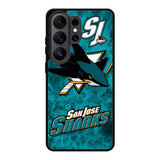 San Jose Sharks Samsung Galaxy S26 Ultra phone case with DC1625 design