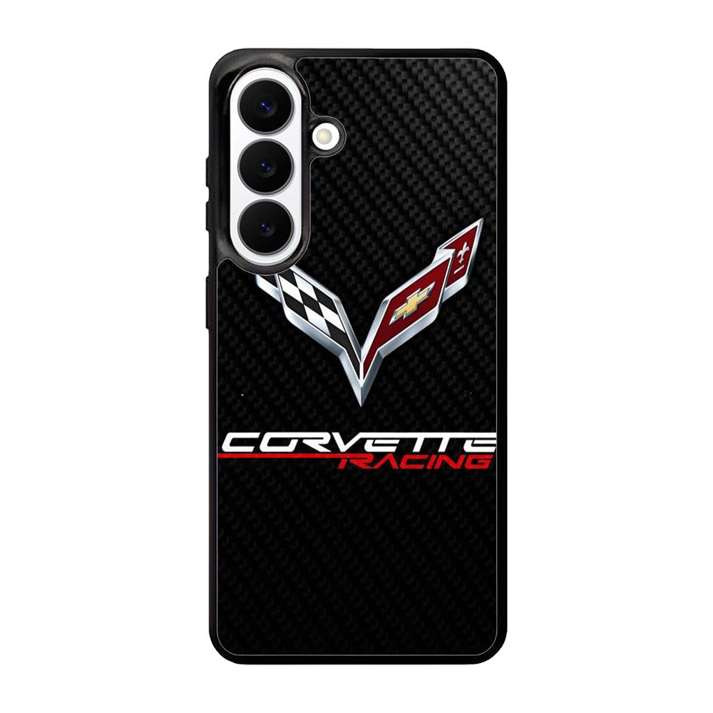 Corvette Logo Carbon 1st Samsung Galaxy S26 phone case