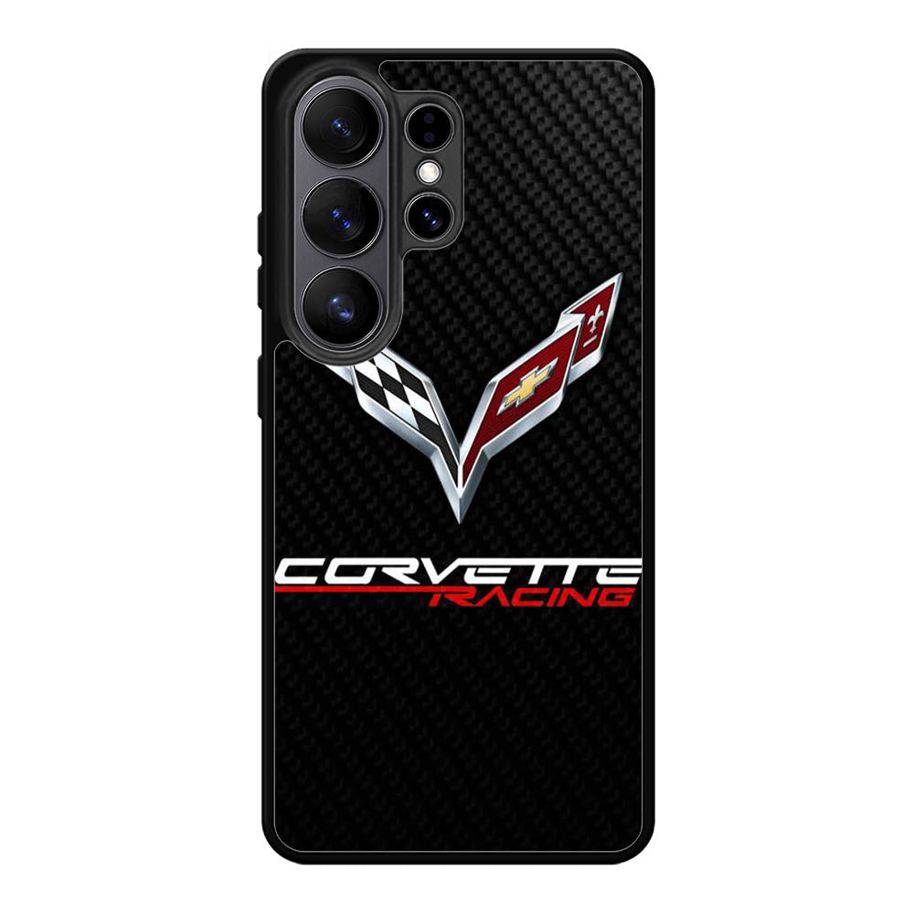 Corvette Logo Carbon 1st Samsung Galaxy S26 Ultra phone case