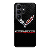 Corvette Logo Carbon 1st Samsung Galaxy S26 Ultra phone case