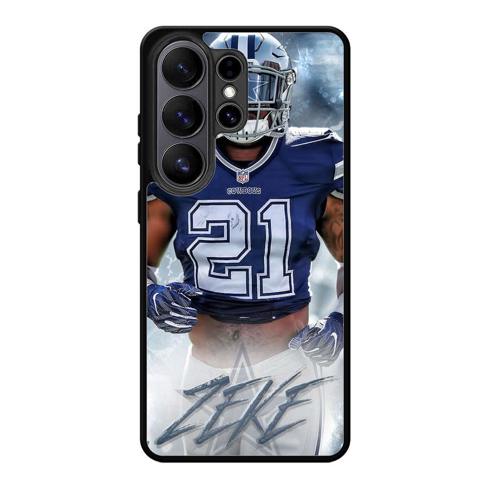 Ezekiel Elliott Dallas Cowboys Samsung Galaxy S26 Ultra phone case