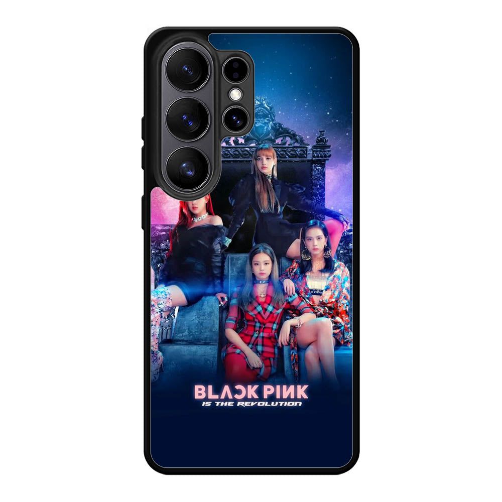 Black Pink WSamsung Galaxy S26 Ultra Case DC0195
