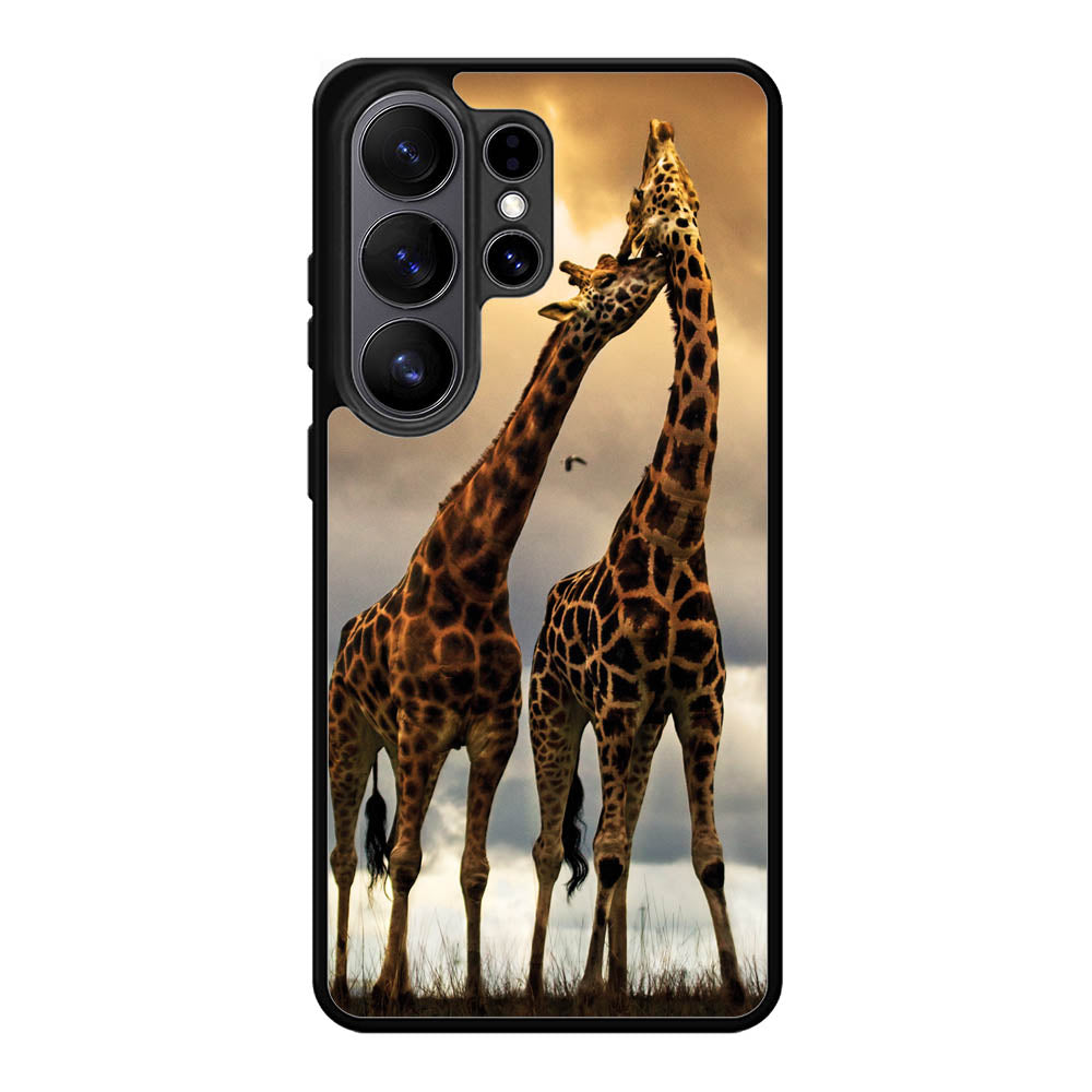 giraffes photography Samsung Galaxy S26 Ultra phone case