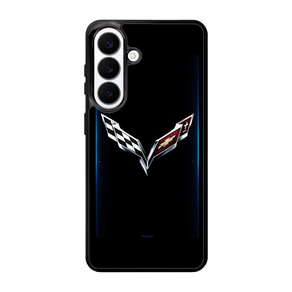 Corvette Logo 3rd Samsung Galaxy S26 phone case