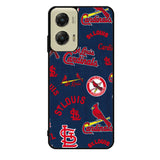 St Louis Cardinals Pattern Motorola Moto G Stylus 5G 2024 Case