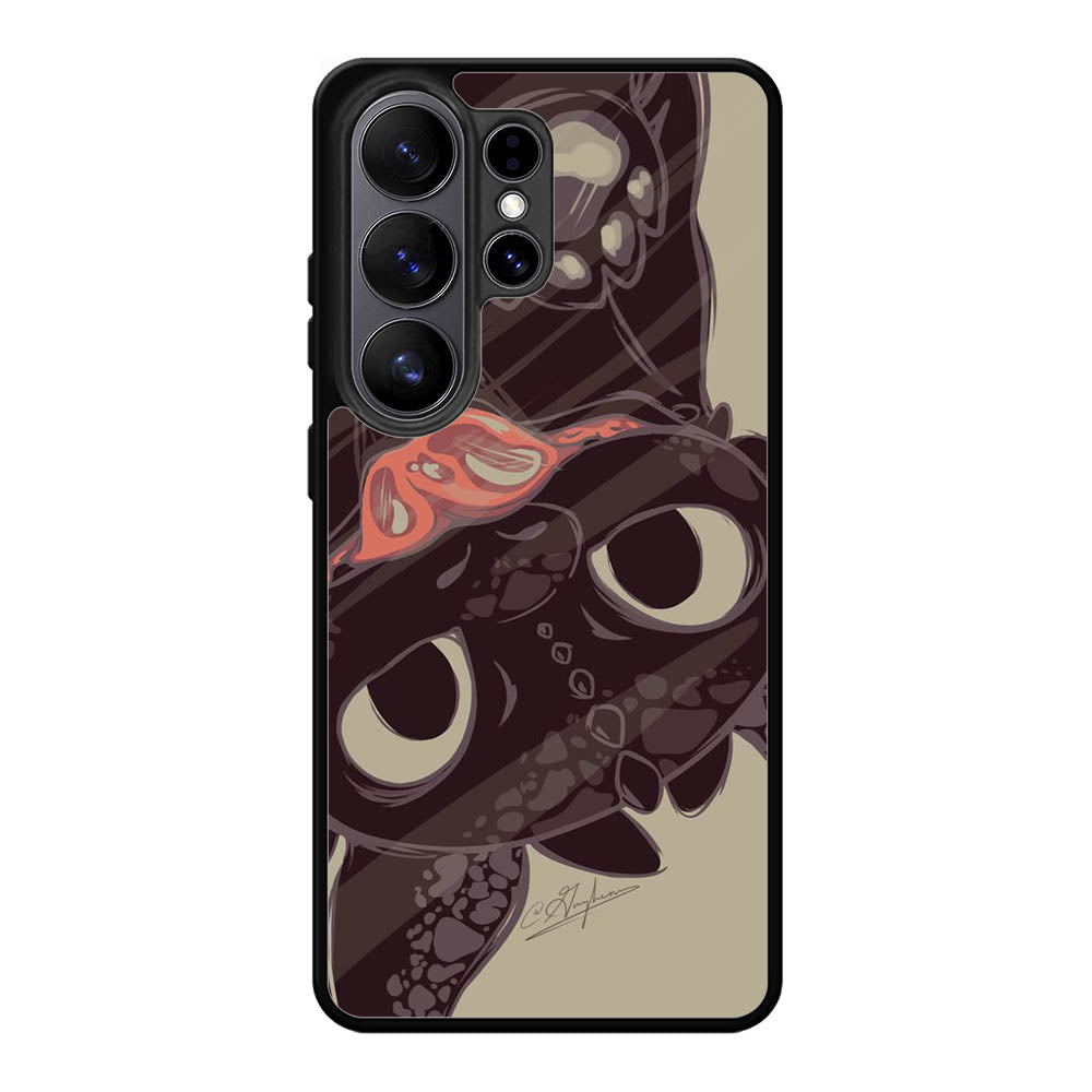 Toothless How To Train Your Dragon 3rd Samsung Galaxy S26 Ultra phone case