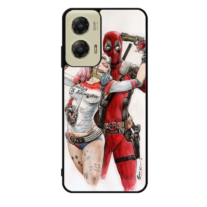 Harley Quinn Deadpool 2nd Motorola Moto G Stylus 5G 2024 Case