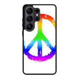 60S Peace Sign Logo Samsung Galaxy S26 Ultra phone case