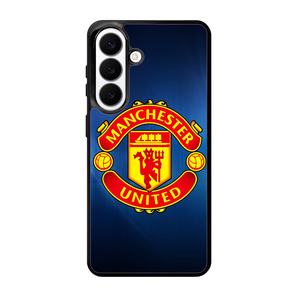 Manchester United Logo Samsung Galaxy S26 phone case with DC1086 design