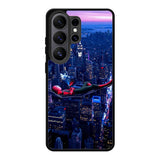Spiderman In Sky Samsung Galaxy S26 Ultra phone case