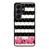 Flower Stripes Polka Samsung Galaxy S26 Ultra phone case with DC0652 design