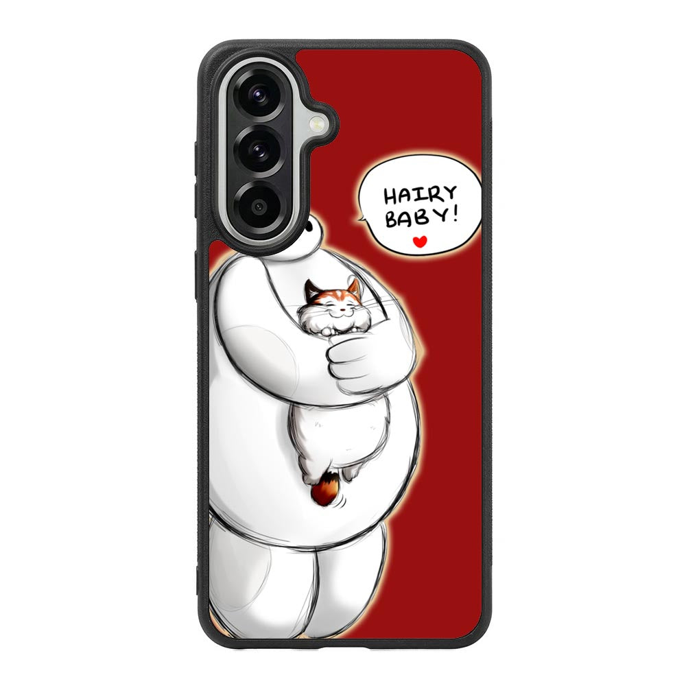 Cat and Baymax Hairy Baby Samsung Galaxy A57 Case
