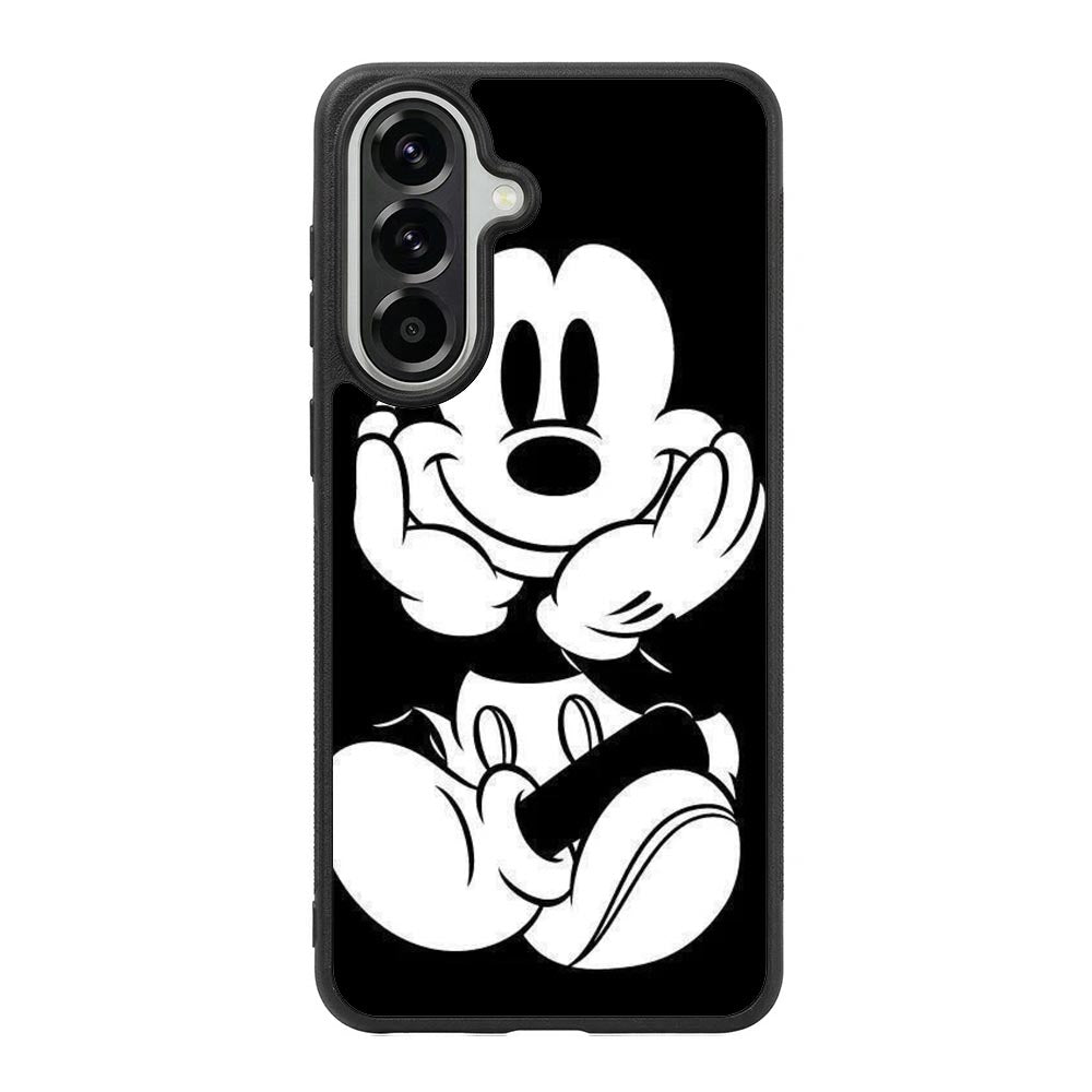 Black Mickey Mouse Samsung Galaxy A37 Case