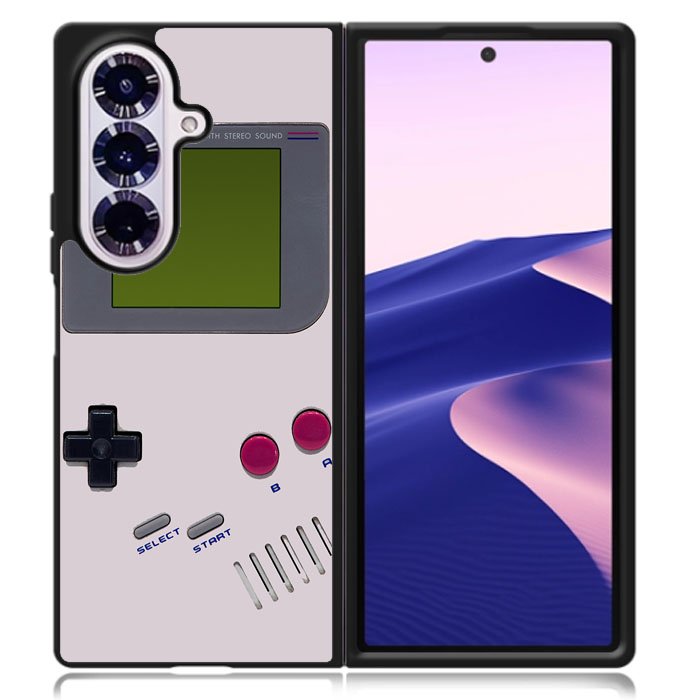 Classic Retro White Milk Gameboy Case Samsung Galaxy Z Fold 7 Case DC0364