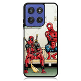 Funny Spiderman And Deadpool Motorola Moto G Stylus 5G 2025 DC0668