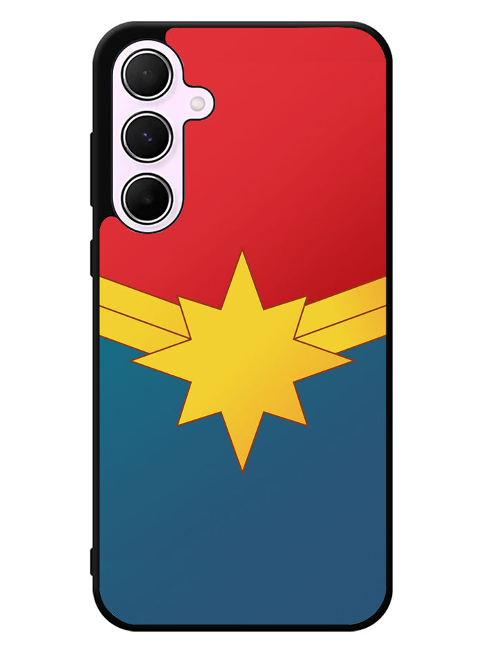 Captain Marvel Logo Samsung Galaxy A35 5G Case