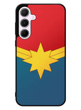 Captain Marvel Logo Samsung Galaxy A35 5G Case