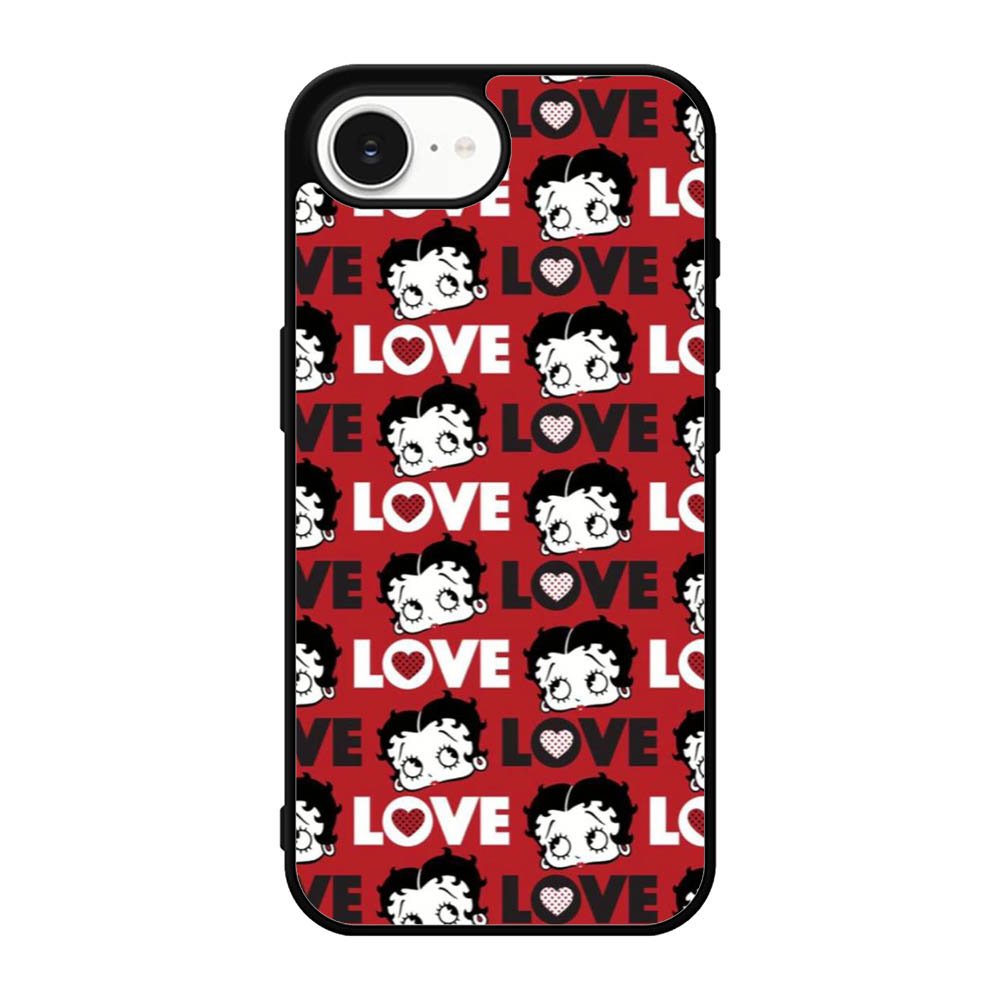 Betty Boop Love Cute Red iPhone 17e Case DC0178