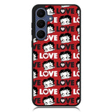 Betty Boop Love Cute Red Samsung Galaxy S24 FE Case DC0178