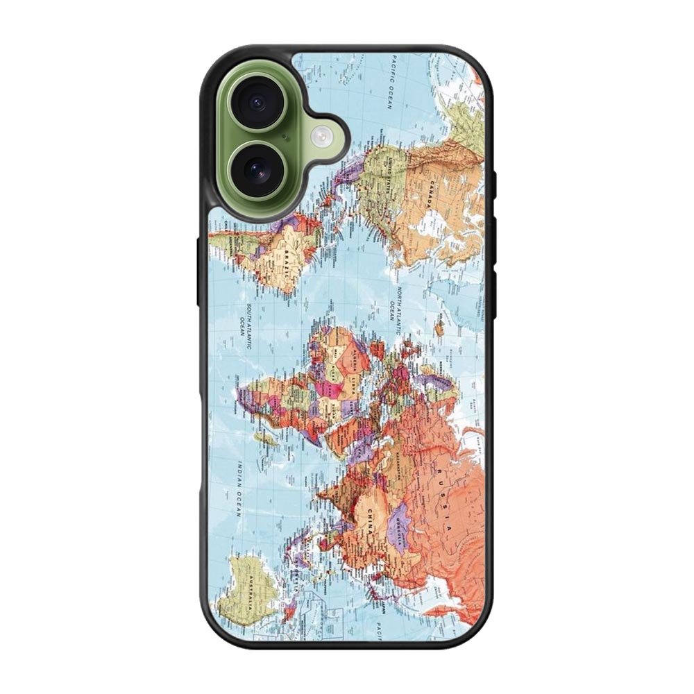 Map Global iPhone 17 Case