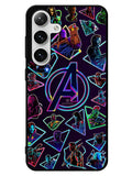Avengers Logo And All Hero Samsung Galaxy S25 5G Case