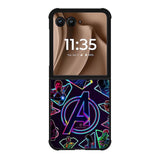 Avengers Logo And All Hero Motorola Moto RAZR Plus 2025 Case