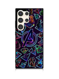 Avengers Logo And All Hero Samsung Galaxy S24 Ultra 5G Case