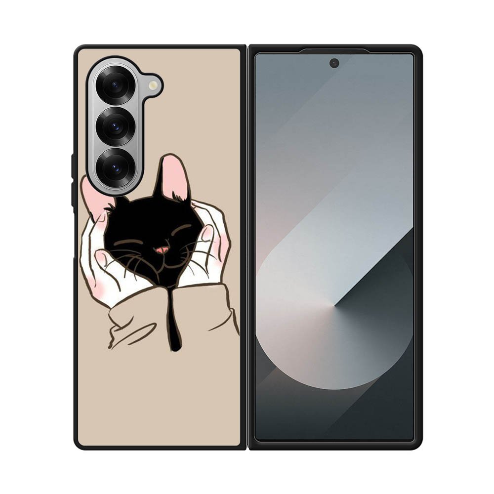Cat Cute Samsung Galaxy Z Fold 7 5G Case