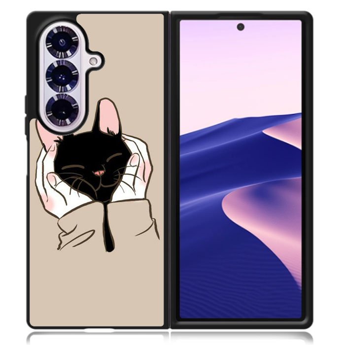 Cat Cute Samsung Galaxy Z Fold 7 Case DC0297