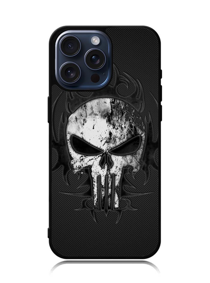 Punisher Skull iPhone 15 Pro Case BLN2808