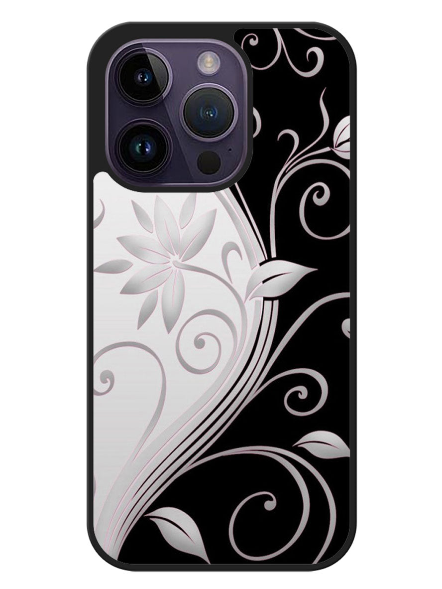 Black Design iPhone 14 Pro Case