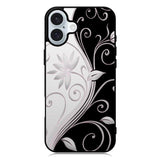Black Design iPhone 16 Plus Case
