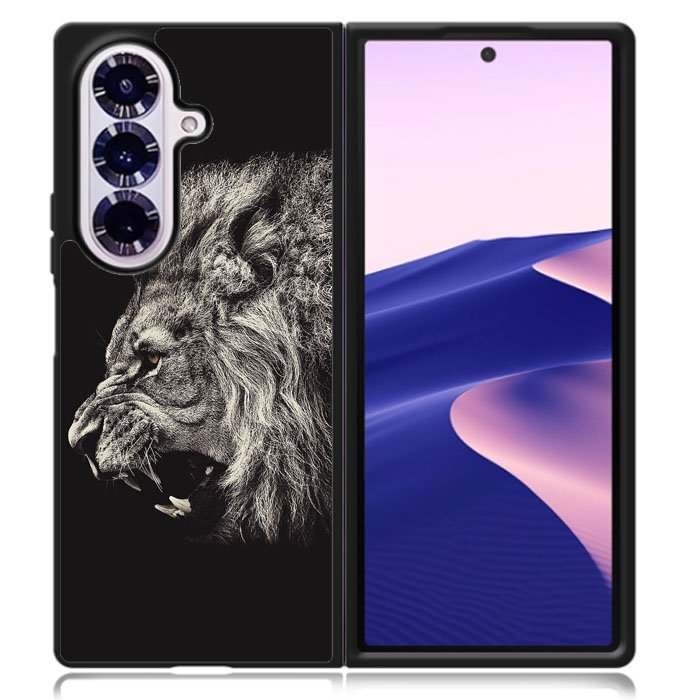 Male Lion Samsung Galaxy Z Fold 7 Case DC1077