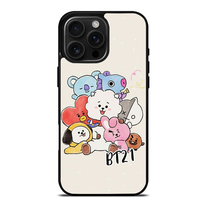 BTS Bt21 iPhone 16 Pro Max Case DC0250