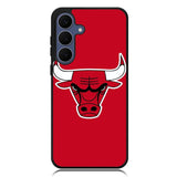 Chicago Bulls Red Logo Samsung Galaxy S25 FE DC0324