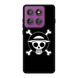 One Piece Logo Black Motorola Moto Edge 60 Pro Case
