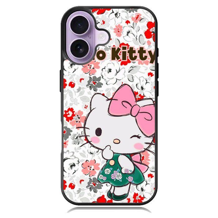 Hello Kitty Cute Flower iPhone 16 Case DC0831