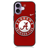 Alabama Crimson Tide Logo iPhone 16 Case DC0048