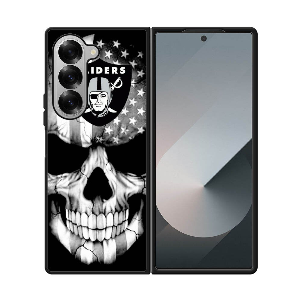 Skull Oakland Raiders Samsung Galaxy Z Fold 7 5G Case
