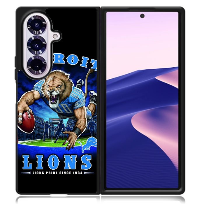 Detroit Lions Pride Since 1934 Samsung Galaxy Z Fold 7 Case DC0508