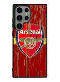 Arsenal Logo In The Wood Samsung Galaxy S23 Ultra 5G Case